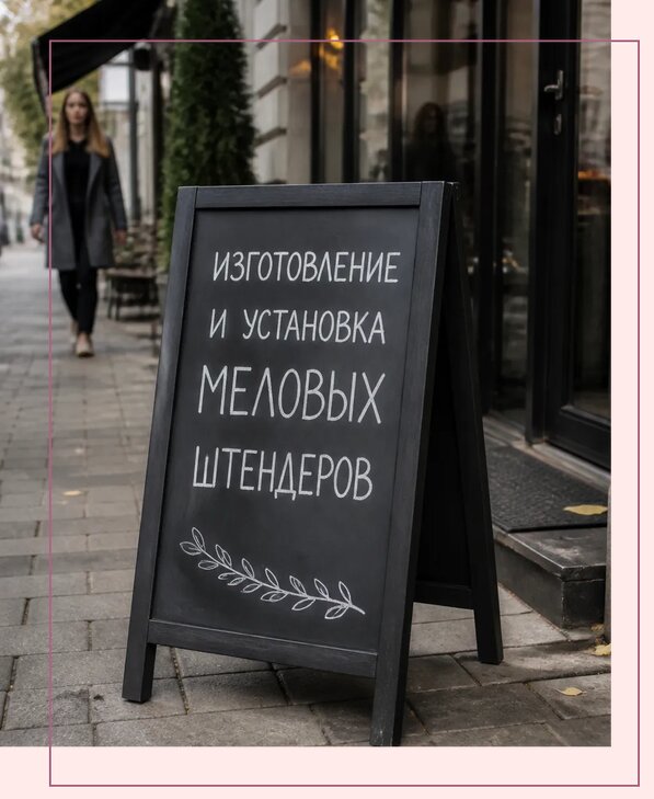 Меловые штендеры в Бийске по цене от 6752 р. | Аванза-Бск
