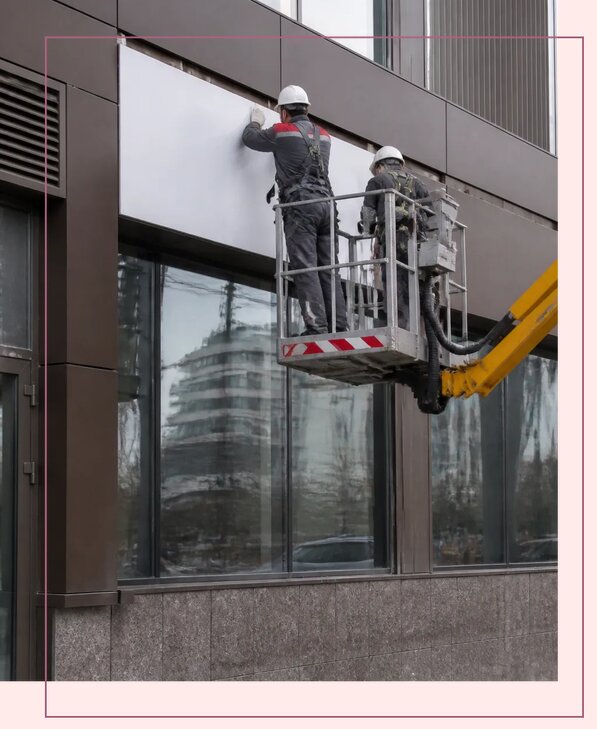 Монтаж вывесок в Бийске по цене от 6752 р. | Аванза-Бск